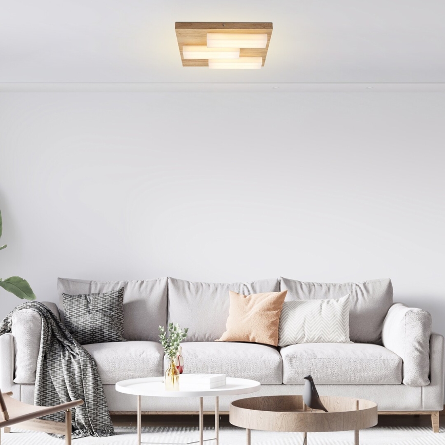 Rabalux - Iluminação de teto LED LED/30W/230V 3000K carvalho 40x40 cm