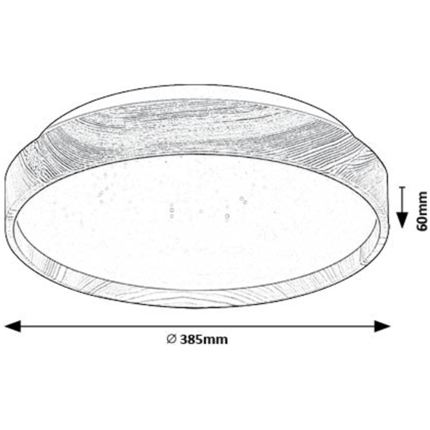 Rabalux - Iluminação de teto LED LED/24W/230V 3000K diâmetro 38 cm