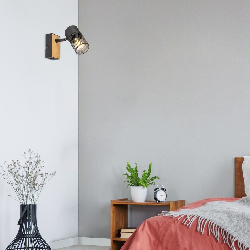 Rabalux - Foco de parede 1xE14/40W/230V carvalho