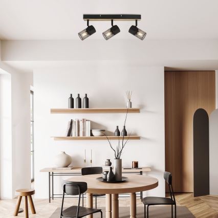 Rabalux - Foco 3xE14/40W/230V carvalho