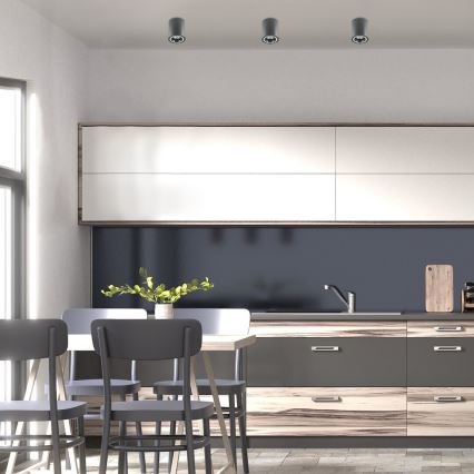 Rabalux - Foco 1xGU10/25W/230V redondo antracite