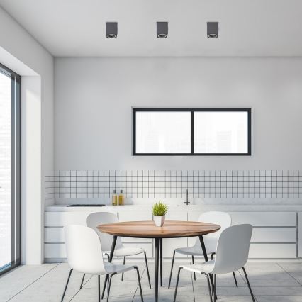 Rabalux - Foco 1xGU10/25W/230V angular antracite