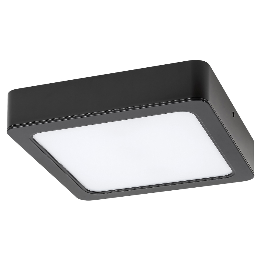 Rabalux - Iluminação de teto LED LED/7W/230V 4000K 12x12 cm preto