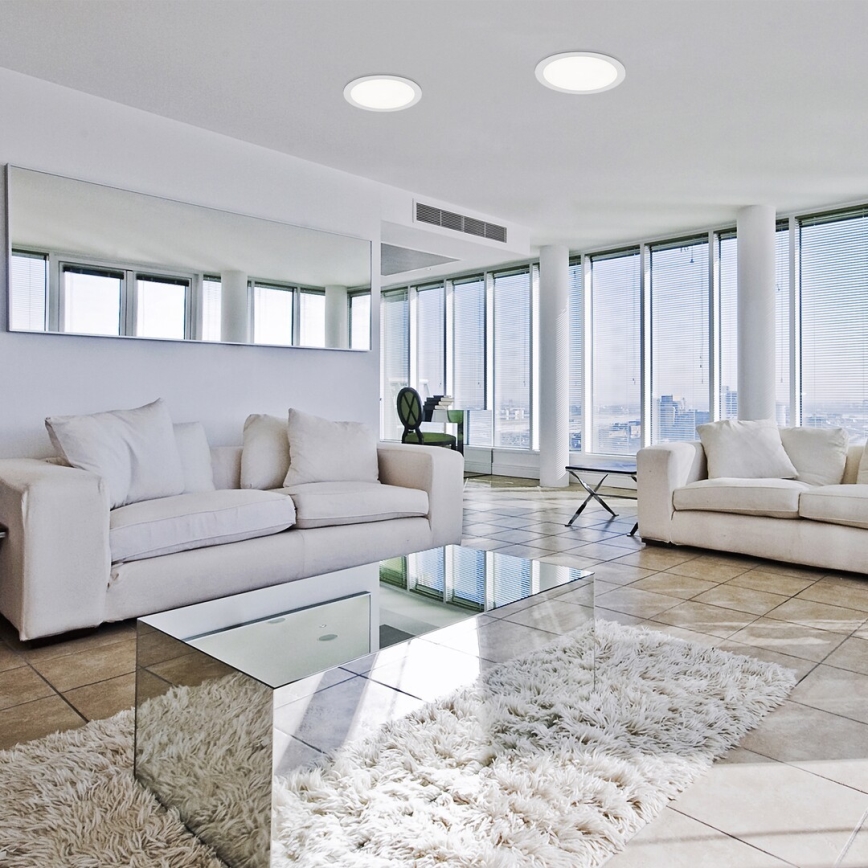 Rabalux - Foco de encastrar LED LED/18W/230V diâmetro 22 cm branco