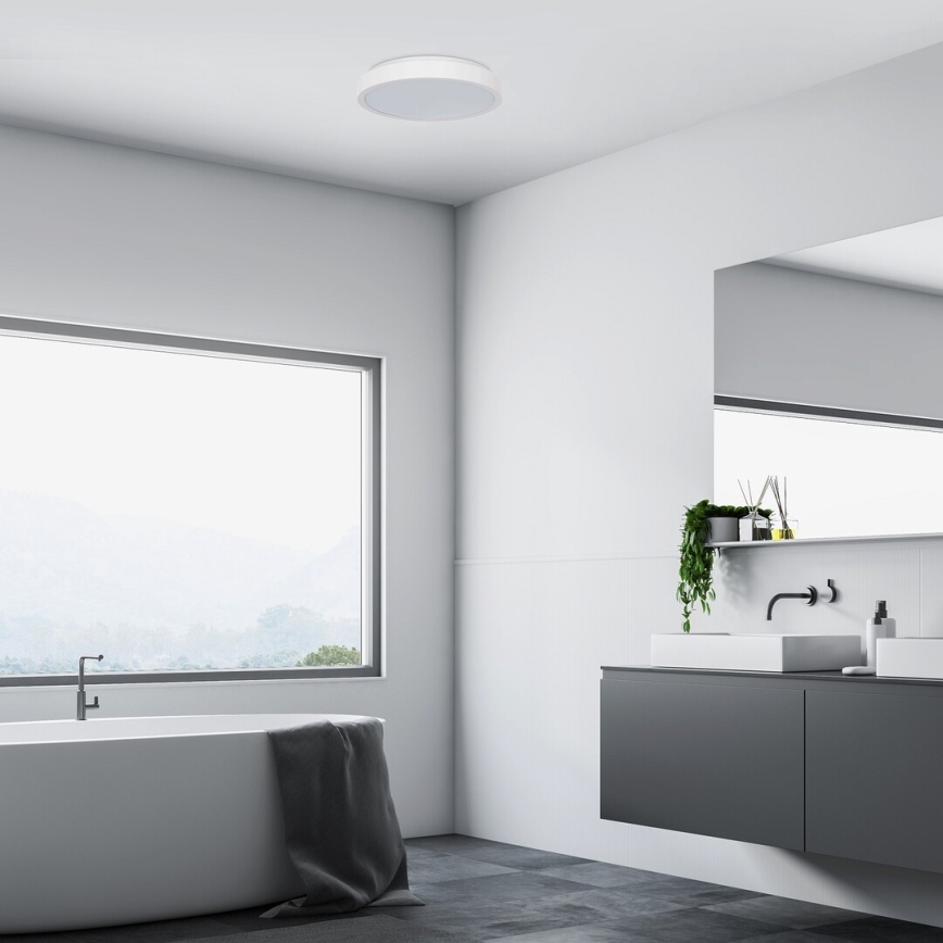 Rabalux - Iluminação de teto para casa de banho LED LED/36W/230V IP44 4000K diâmetro 35 cm branco