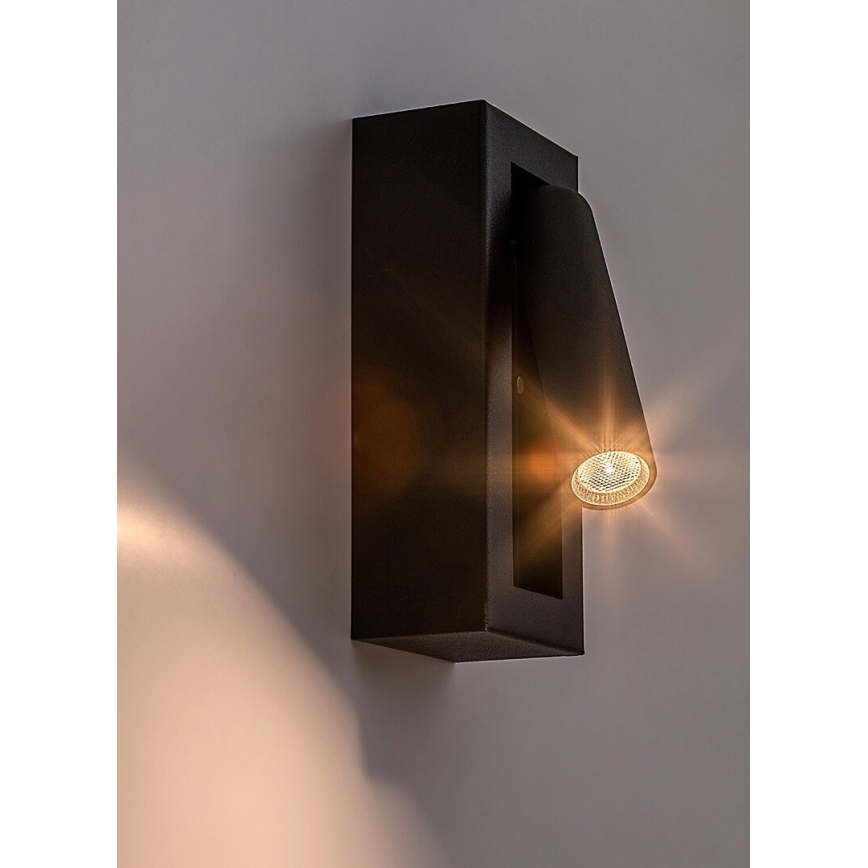 Rabalux - Foco de parede LED LED/4W/230V preto