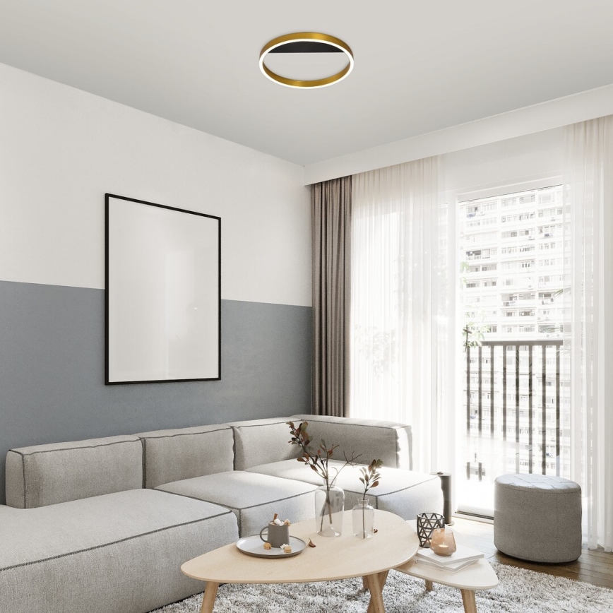 Rabalux - Candeeiro de tecto LED/20W/230V dourado Ø 40 cm