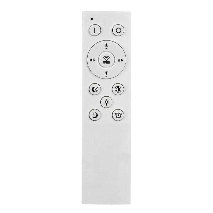 Rabalux - Candeeiro de teto LED dimerizável 70W/230V 3000/4000/6000K preto + controlo remoto diâmetro 70 cm