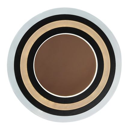 Rabalux - Candeeiro de teto LED dimerizável LED/56W/230V 3000/4000/6000K cromo mate/preto + controlo remoto Ø 45 cm