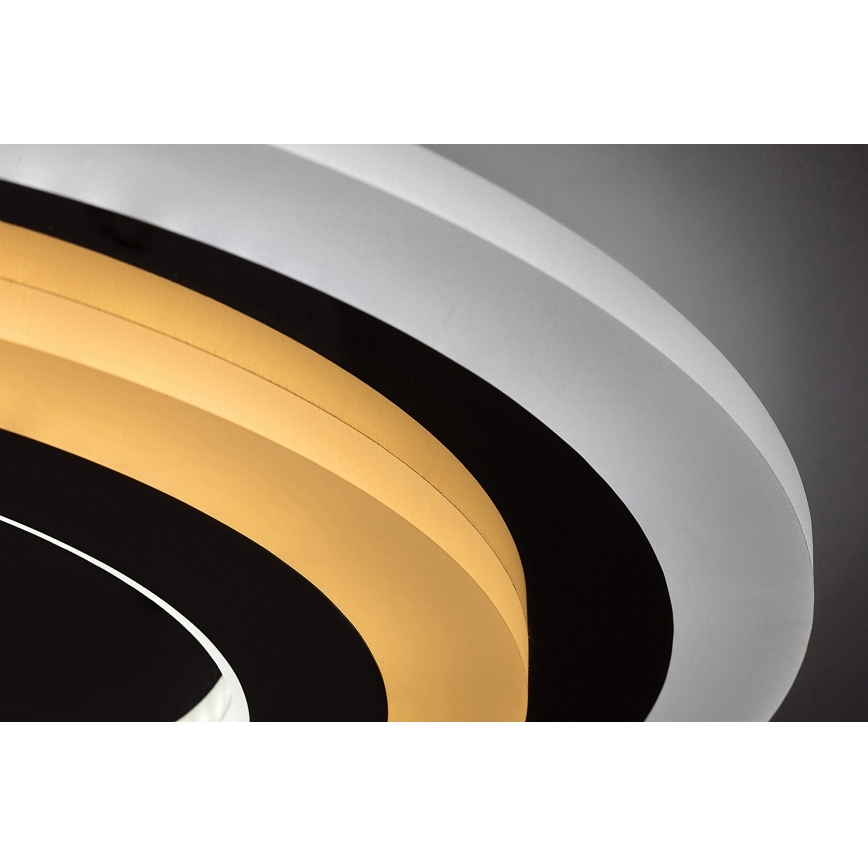 Rabalux - Plafon de teto LED dimável 56W/230V 3000/4000/6000K cromo fosco + controlo remoto Ø 45 cm