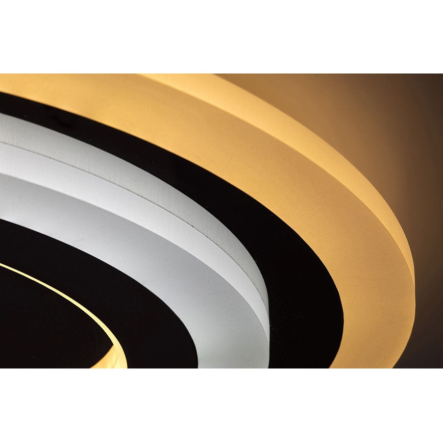 Rabalux - Plafon de teto LED dimável 56W/230V 3000/4000/6000K cromo fosco + controlo remoto Ø 45 cm