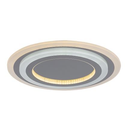 Rabalux - Plafon de teto LED dimável 56W/230V 3000/4000/6000K cromo fosco + controlo remoto Ø 45 cm