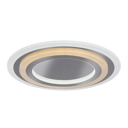 Rabalux - Plafon de teto LED dimável 56W/230V 3000/4000/6000K cromo fosco + controlo remoto Ø 45 cm