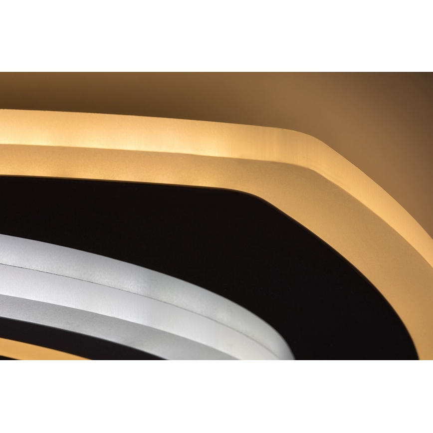 Rabalux - Plafon LED dimável LED/60W/230V 3000/4000/6000K cromado mate + controlo remoto 48x48 cm