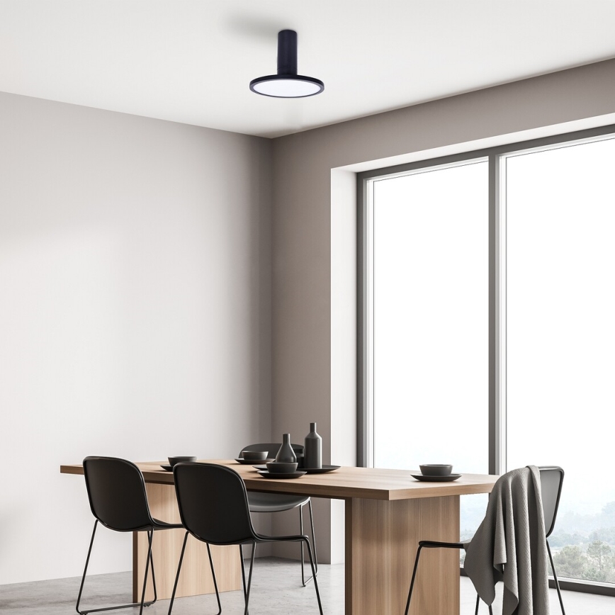 Rabalux - Plafon LED 20W/230V 3000K preto Ø 20 cm