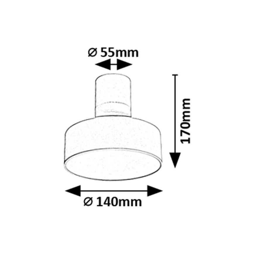 Rabalux - Candeeiro de tecto LED/16W/230V 3000K branco Ø 14 cm