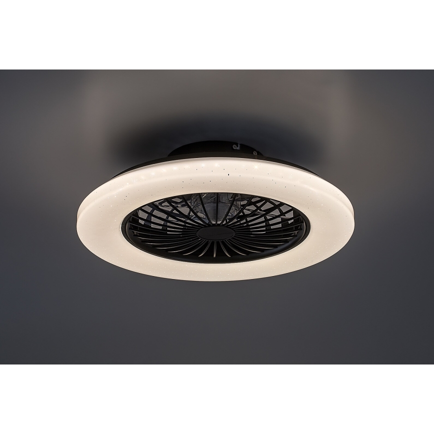 Rabalux - Luminária de teto LED regulável com ventilador LED/48W/230V 3000-6500K + controlo remoto