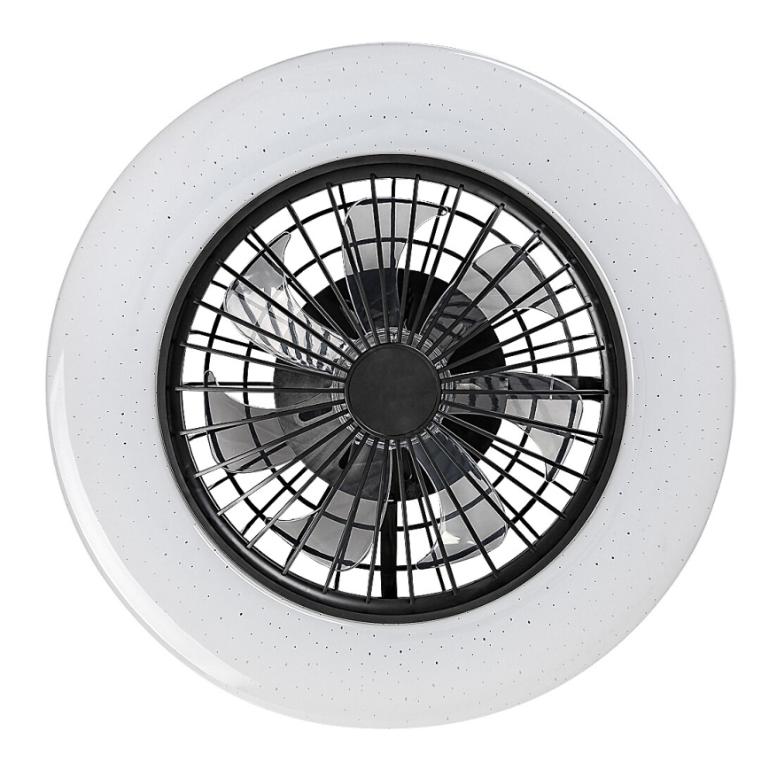 Rabalux - Luminária de teto LED regulável com ventilador LED/48W/230V 3000-6500K + controlo remoto