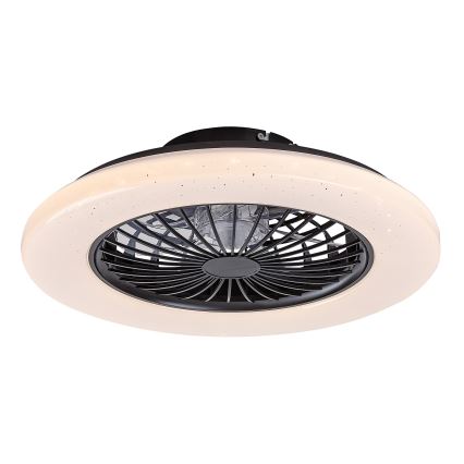 Rabalux - Luminária de teto LED regulável com ventilador LED/48W/230V 3000-6500K + controlo remoto