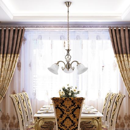 Rabalux - Candelabro numa corrente 3xE14/40W/230V