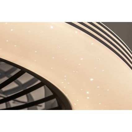 Rabalux - Luminária de teto LED regulável com ventilador LED/48W/230V 3000-6500K + controlo remoto