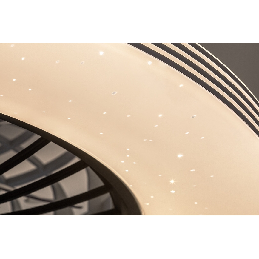 Rabalux - Luminária de teto LED regulável com ventilador LED/48W/230V 3000-6500K + controlo remoto
