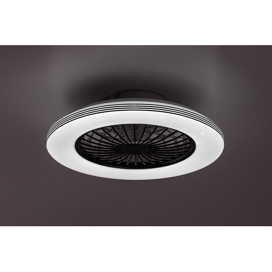 Rabalux - Luminária de teto LED regulável com ventilador LED/48W/230V 3000-6500K + controlo remoto