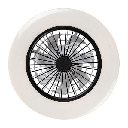 Rabalux - Luminária de teto LED regulável com ventilador LED/48W/230V 3000-6500K + controlo remoto