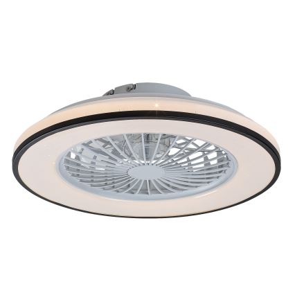 Rabalux - Luminária de teto LED regulável com ventilador LED/48W/230V 3000-6500K + controlo remoto