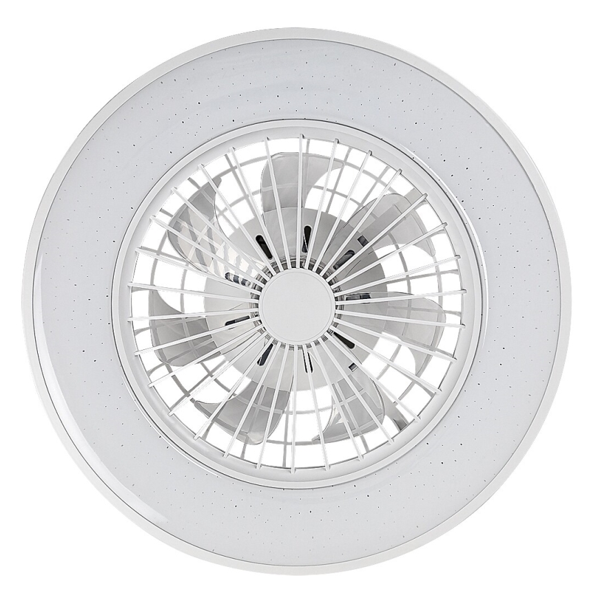 Rabalux - Luminária de teto LED regulável com ventilador LED/48W/230V 3000-6500K + controlo remoto