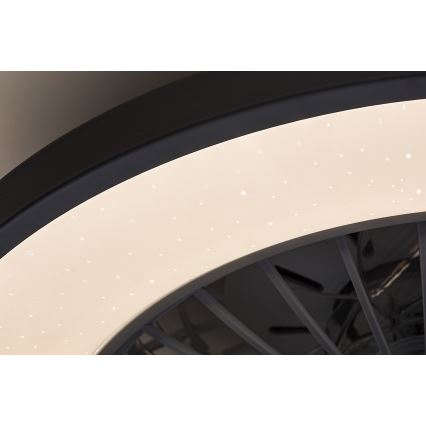 Rabalux - Luminária de teto LED regulável com ventilador LED/48W/230V 3000-6500K + controlo remoto