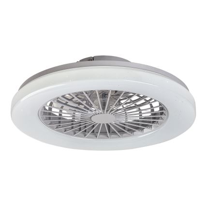 Rabalux - Luminária de teto LED RGB regulável com ventilador LED/48W/230V 3000-6500K + controlo remoto