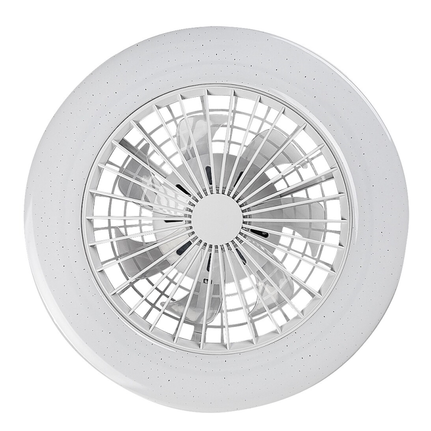 Rabalux - Luminária de teto LED RGB regulável com ventilador LED/48W/230V 3000-6500K + controlo remoto