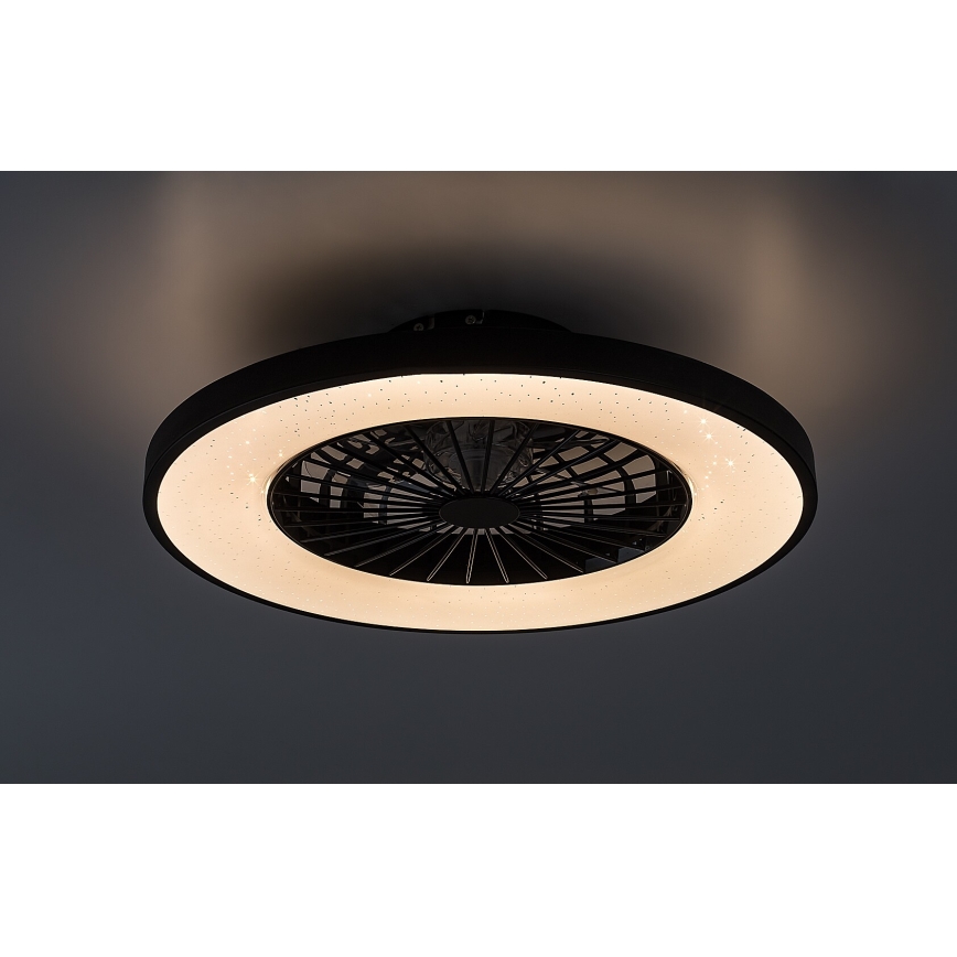 Rabalux - Luminária de teto LED regulável com ventilador LED/72W/230V 3000-6500K + controlo remoto