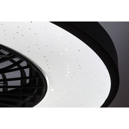 Rabalux - Luminária de teto LED regulável com ventilador LED/72W/230V 3000-6500K + controlo remoto
