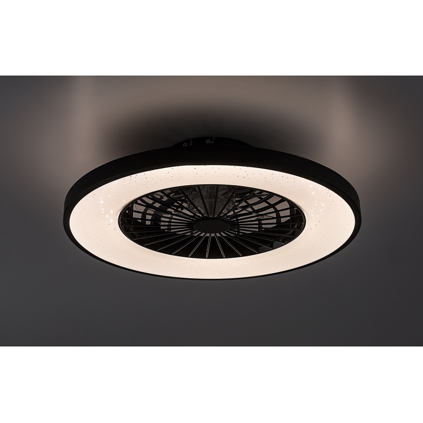 Rabalux - Luminária de teto LED regulável com ventilador LED/72W/230V 3000-6500K + controlo remoto
