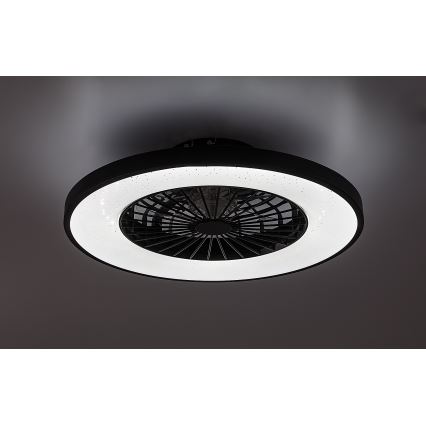 Rabalux - Luminária de teto LED regulável com ventilador LED/72W/230V 3000-6500K + controlo remoto