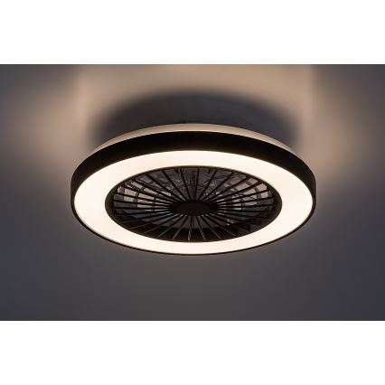 Rabalux - Iluminação de teto LED com regulação e ventoinha LED/40W/230V 3000/4000/6000K Wi-Fi + comando