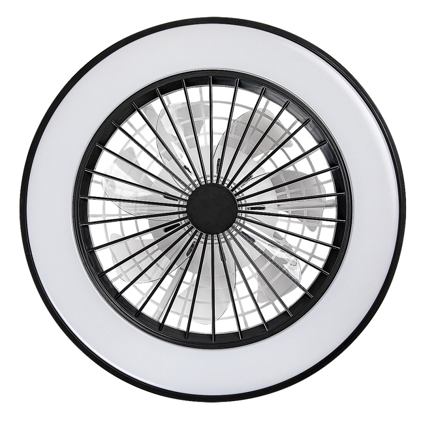 Rabalux - Iluminação de teto LED com regulação e ventoinha LED/40W/230V 3000/4000/6000K Wi-Fi + comando