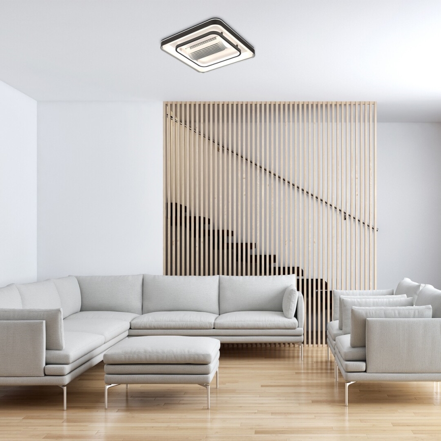 Rabalux - Iluminação de teto LED com regulação e ventoinha LED/50W/230V 3000/4000/6000K Wi-Fi + comando