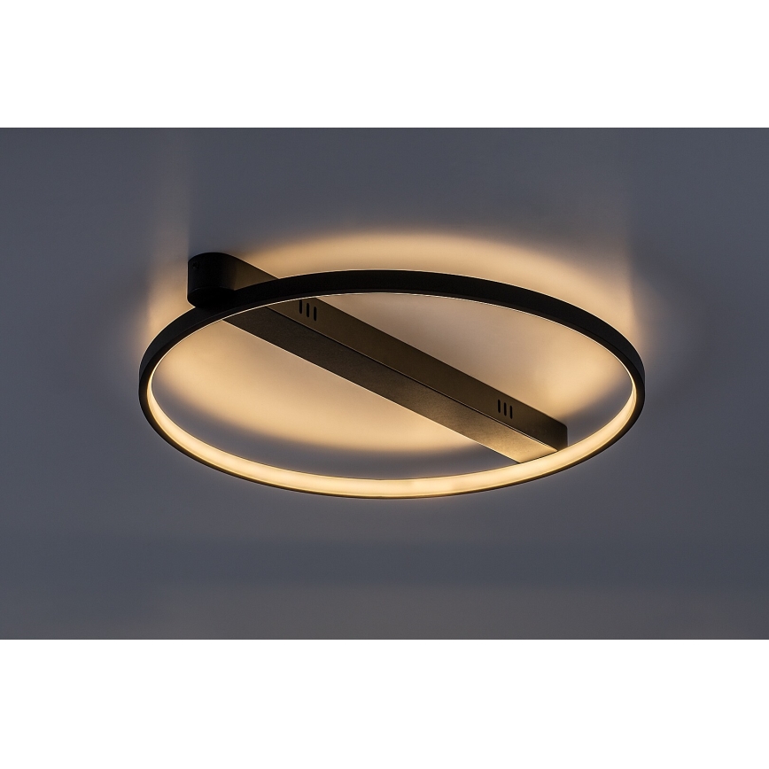 Rabalux - Candeeiro de tecto LED 45 W 230 V 3000 K 50 x 55 cm preto