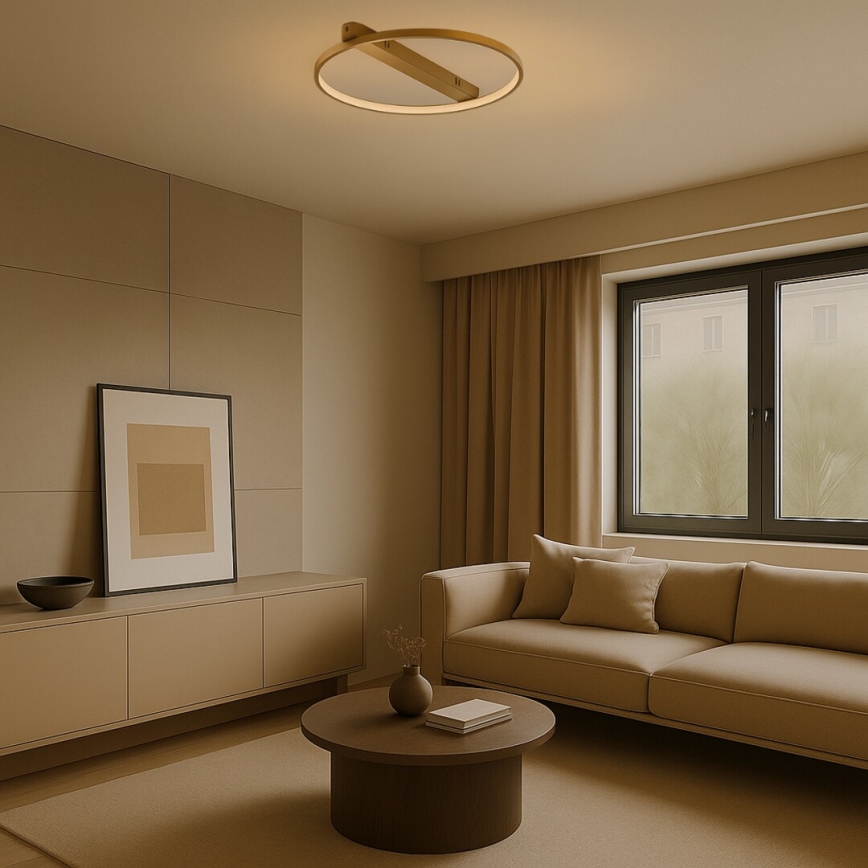 Rabalux - Candeeiro de teto LED/45W/230V 3000K 50x55 cm dourado