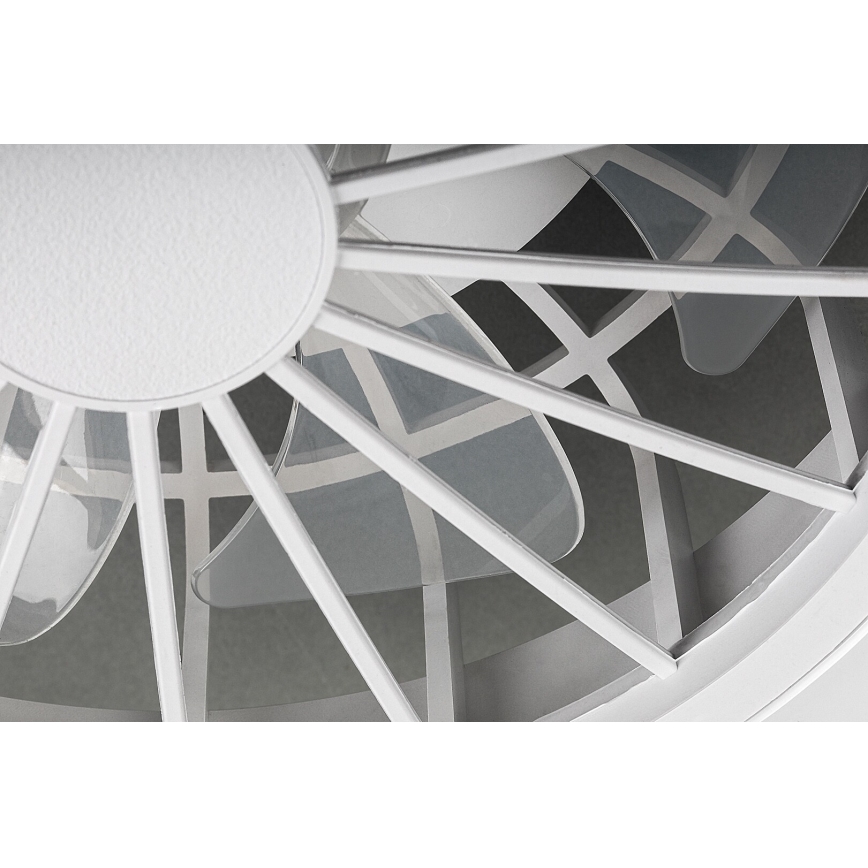 Rabalux - Candeeiro de teto LED regulável com ventilador LED/24W/230V 3000-6500K + controlo remoto