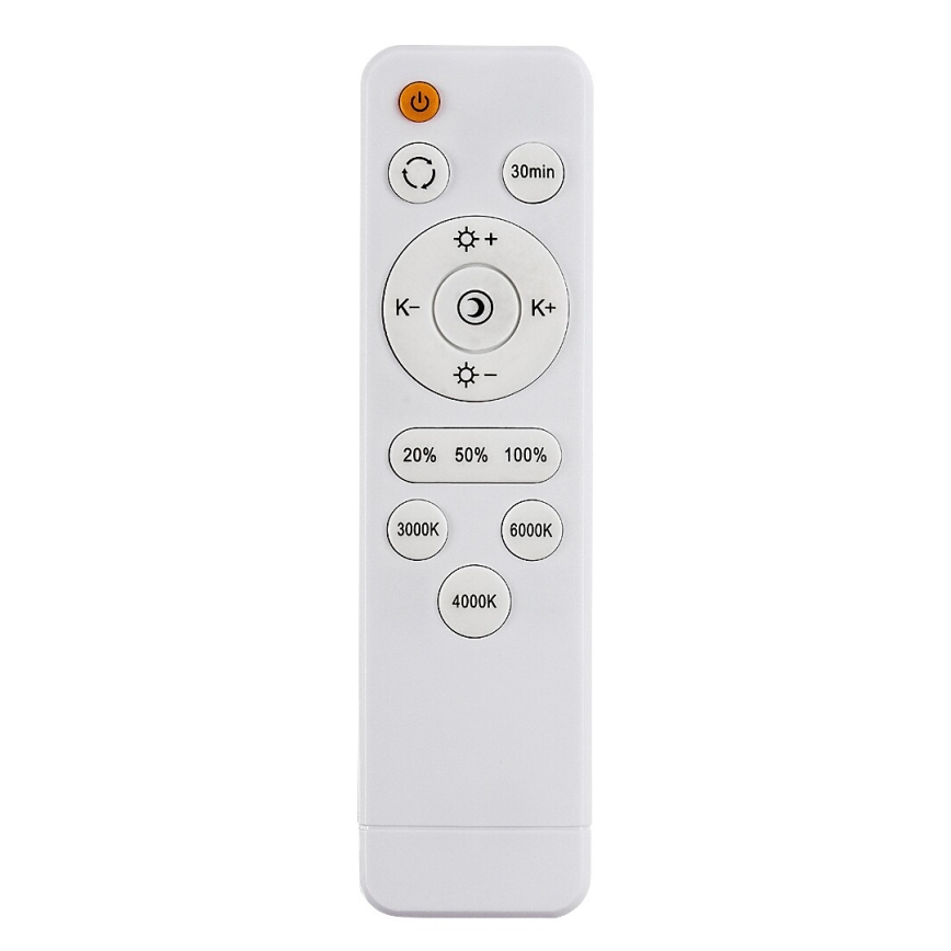 Rabalux - Candeeiro de tecto LED regulável LED/34W/230V 3000-6500K diâmetro 39 cm + controlo remoto
