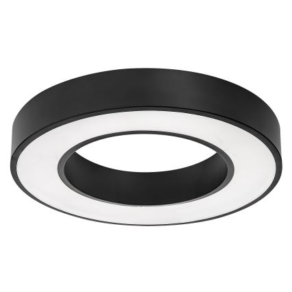Rabalux - Luminária de teto LED, 24W/230V, 3000/4000/6500K, Ø 40 cm, preta