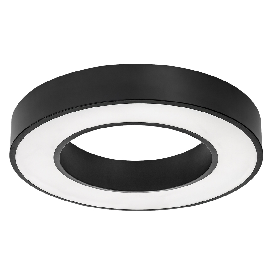 Rabalux - Luminária de teto LED, 24W/230V, 3000/4000/6500K, Ø 40 cm, preta