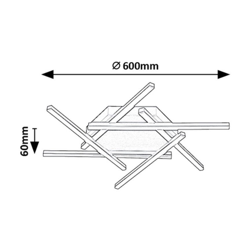 Rabalux - Candeeiro  integrado LED LED/40W/230V 3000K