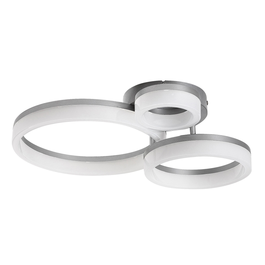 Rabalux - LED Candeeiro de tecto LED/24W/230V 3000/4000/6500K 38x51 cm cromo fosco