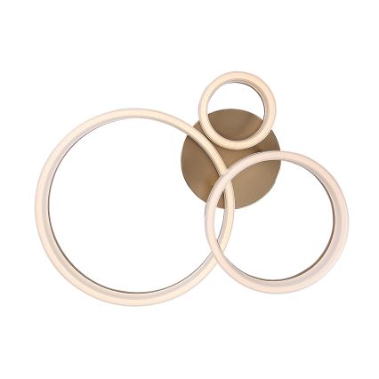 Rabalux - Iluminação de teto LED LED/24W/230V 3000/4000/6500K dourado 38x51 cm