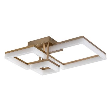 Rabalux - Iluminação de teto LED LED/22W/230V 3000/4000/6500K dourado 47x47 cm